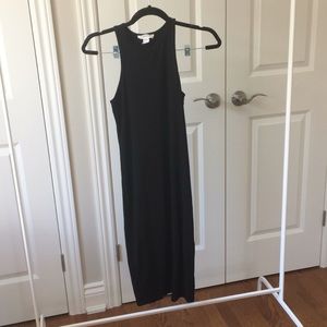 Forever 21 black racer back dress